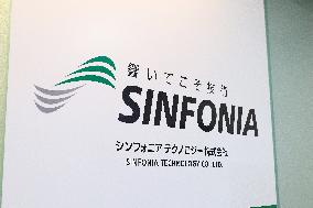 Signage and logo of Sinfonia Technology